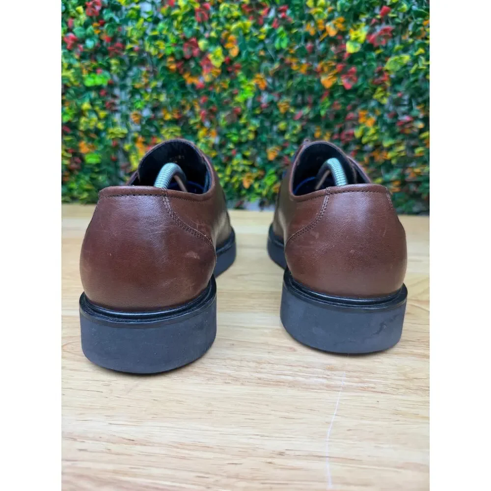 Shoe‎ The Bear Cosmos Apron Shoes Leather Lace Up Derby Brown Mens 10 EUR 44